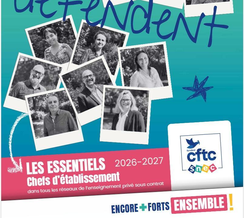 Chefs d’établissement