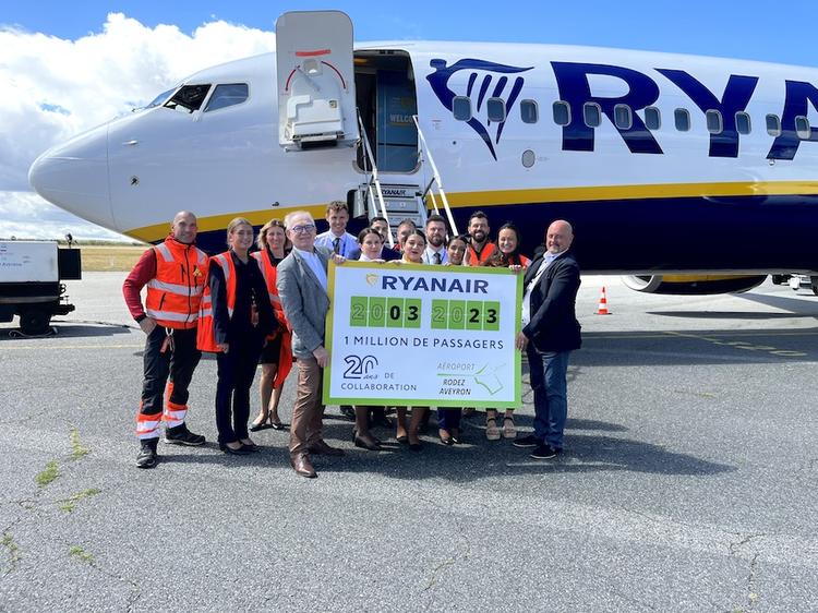 Ryanair : 20 ans de présence à Rodez
