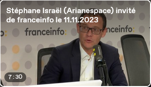 Espace : "Il faut que l'Europe s'organise" face à SpaceX qui "a acquis un poids géopolitique considérable", estime le patron d'Arianespace 