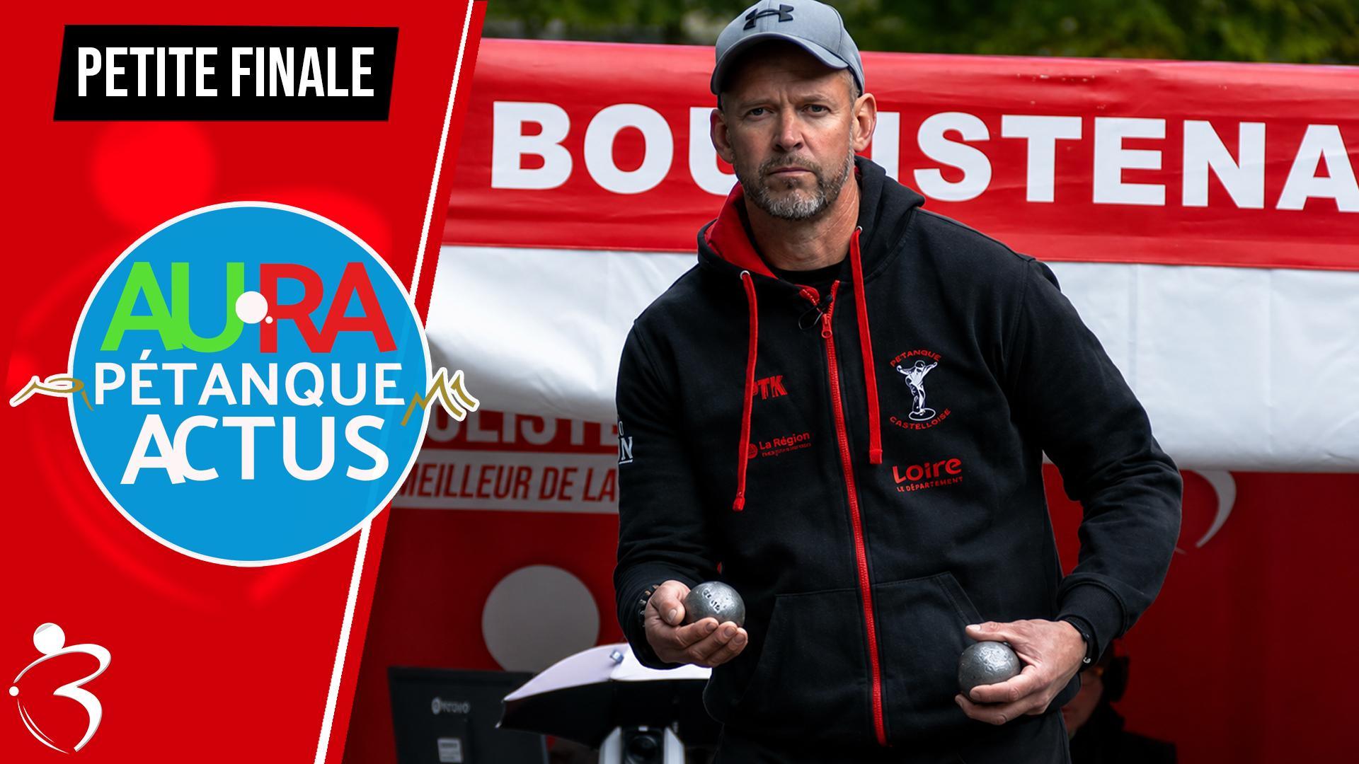 Petite Finale FREYCON/GARCIA vs GEOFFRAY/PHILIBERT : Championnat Régional AURA doublette mixte de pétanque