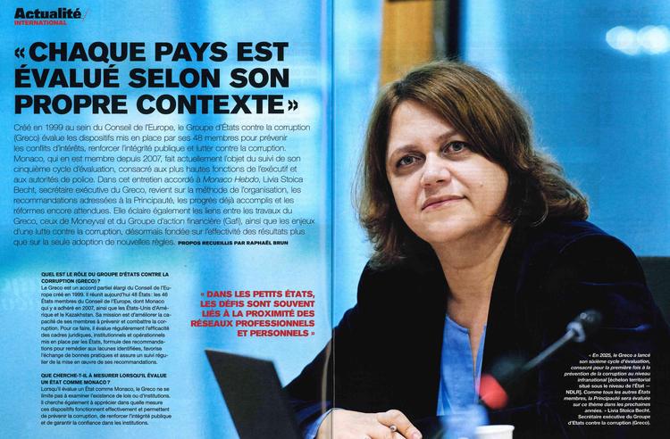 "Chaque pays est évalué selon son propre contexte"