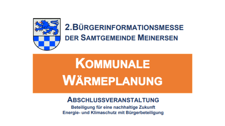 Einladung: Vorstellung des Abschlussberichts zur kommunalen Wärmeplanung am 26. Mai 2026