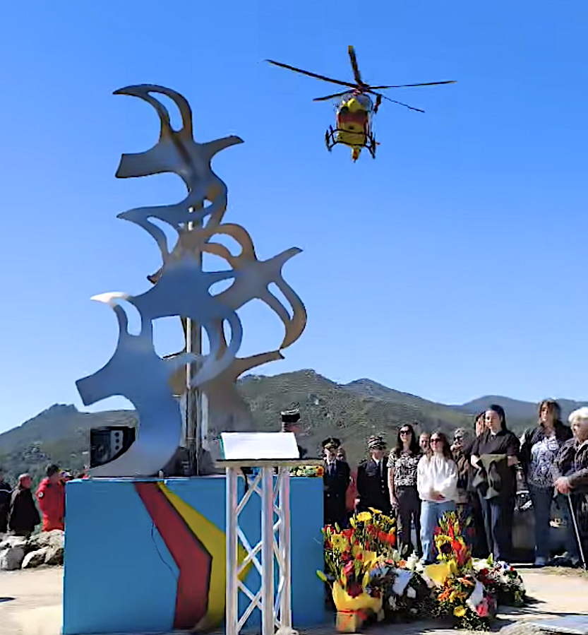 Plateau de Santa Chjara de Rutali : 5 morts dans le crash de Dragon 2B, l'hélicoptère de la Sécurité civile le 25 avril 2009 