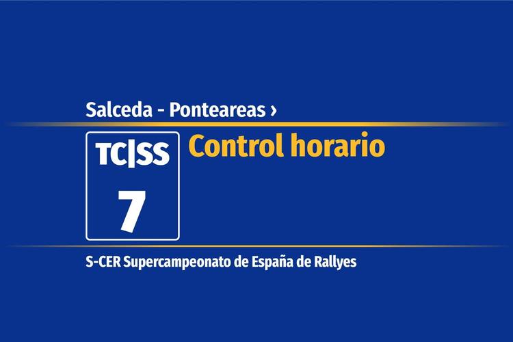 Tramo 7 &nbsp;›&nbsp; Salceda - Ponteareas | Control horario
