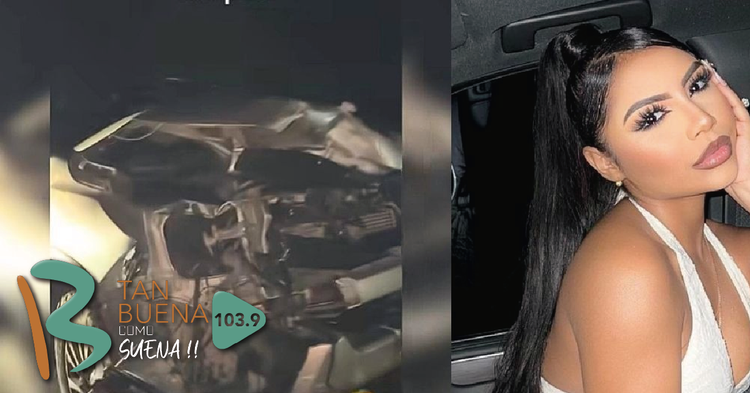 La famosa cantante de vallenato Natalia Curvelo sufrió aparatoso accidente en vías del Cesar: su camioneta quedó destruida