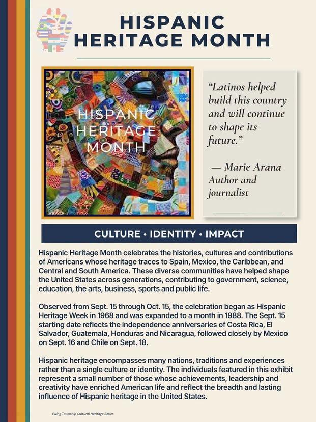Ewing Celebrates Hispanic Heritage Month