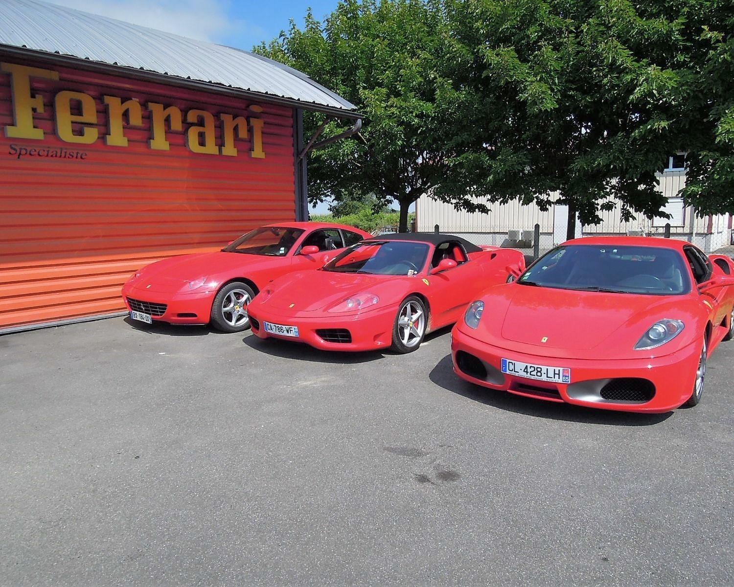 Ferrari's garage
