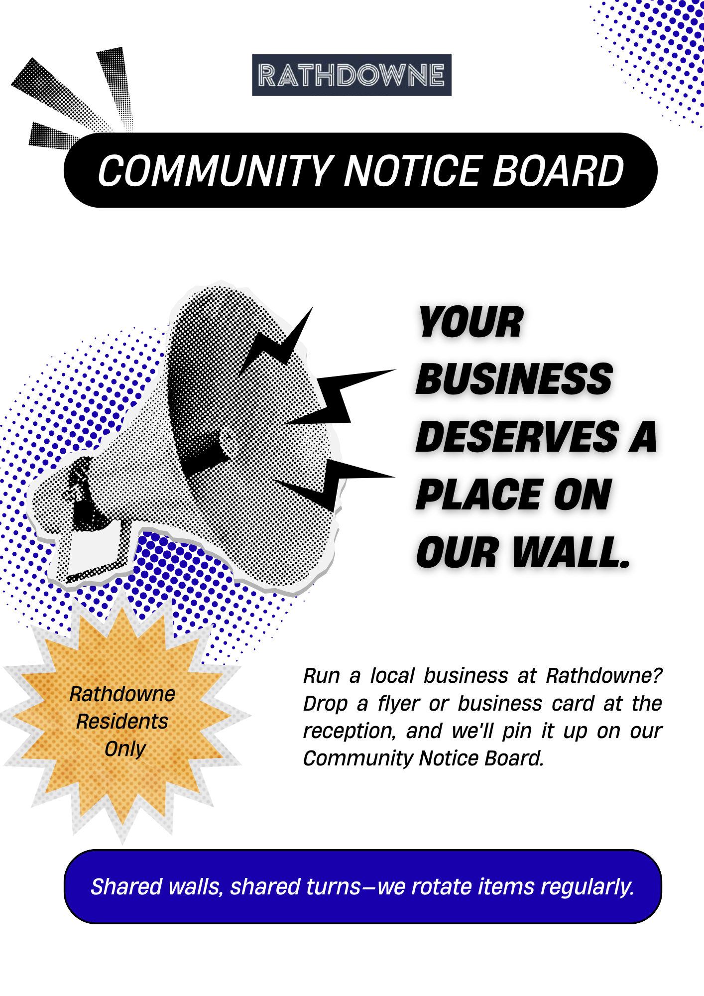 CLUB RATHDOWNE COMMUNITY NOTICE BOARD