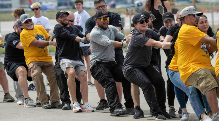 WPD participates in 2026 Plane Pull benefiting Special Olympics athletes