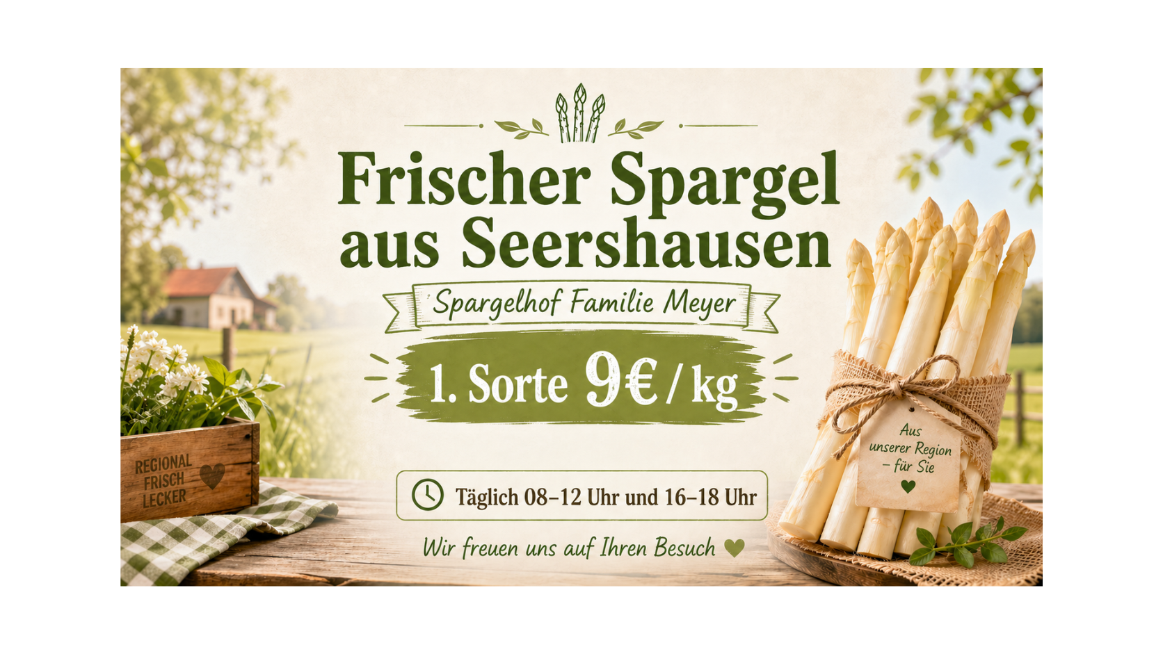 Frischer Spargel aus Seershausen 