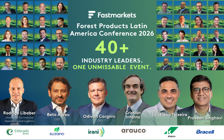 Fastmarkets Forest Products Latin America Conference 2026 returns to São Paulo as the key meeting point for deals and supply chain strategy