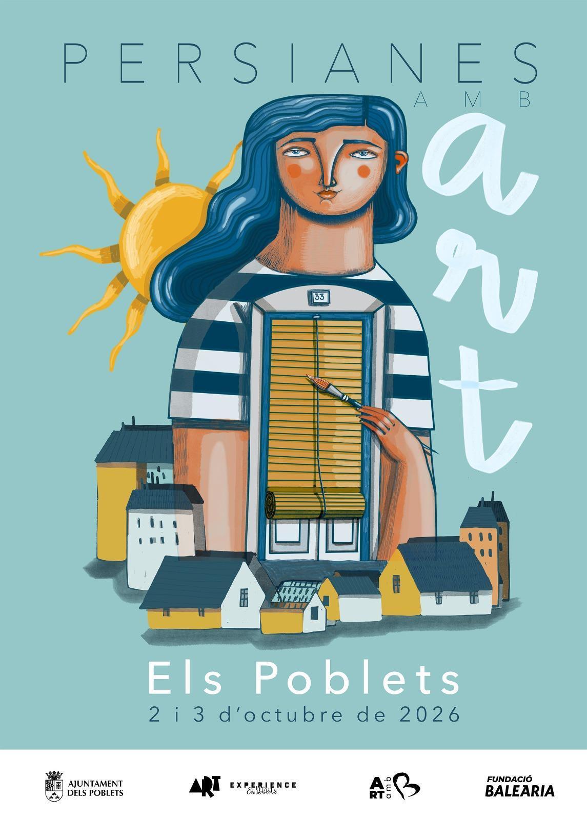 Els Poblets pinta de nou la seua identitat amb ‘Persianes amb art’