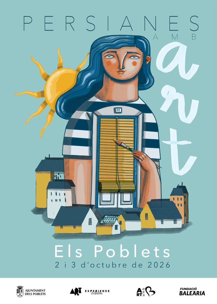 Els Poblets pinta de nou la seua identitat amb ‘Persianes amb art’