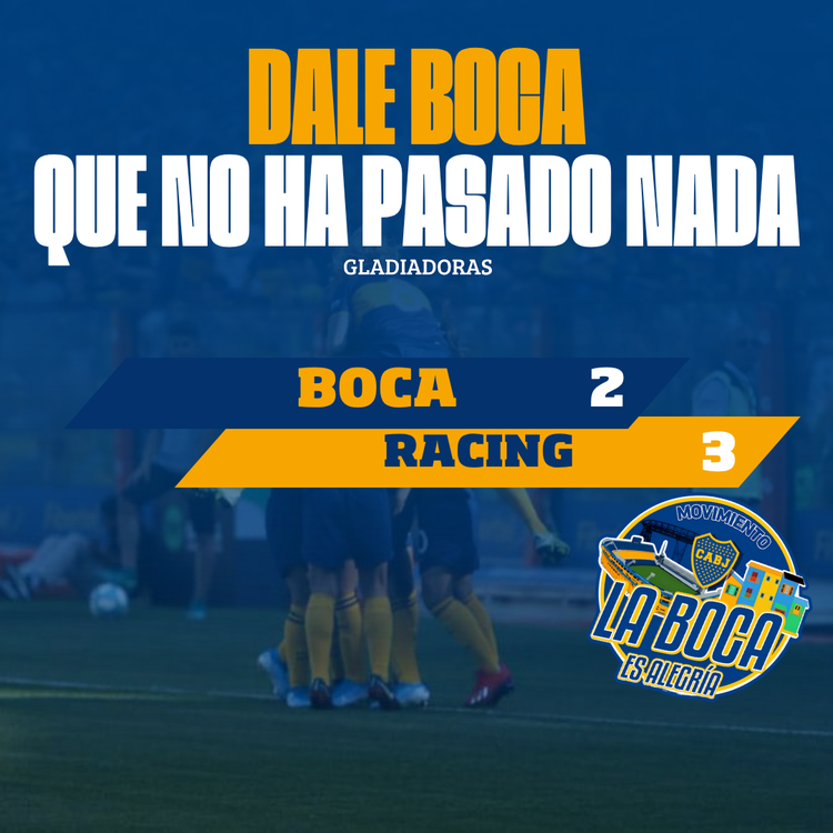 Caída de las Gladiadoras ante Racing