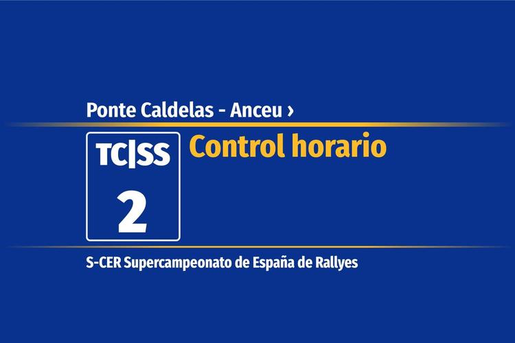 Tramo 2 &nbsp;›&nbsp; Ponte Caldelas - Anceu | Control horario