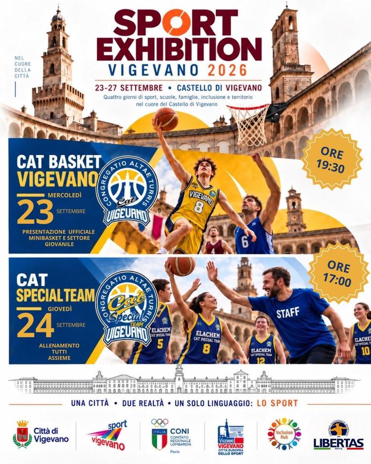 Anche la CAT Vigevano si presenta al pubblico mercoledì 23 settembre: tutti al castello insieme alla ELAchem!