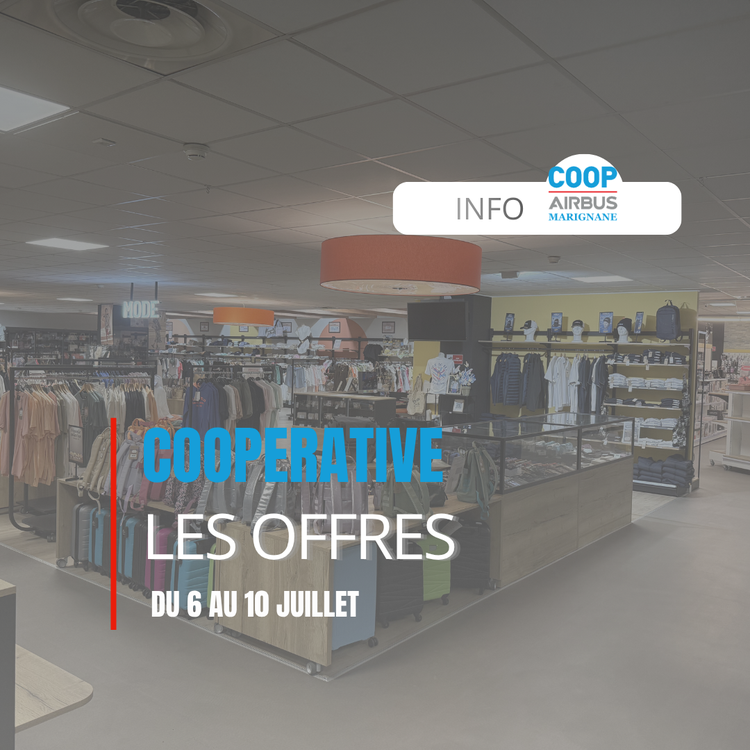 Les offres de la coop du 6 au 10 Juillet 2026