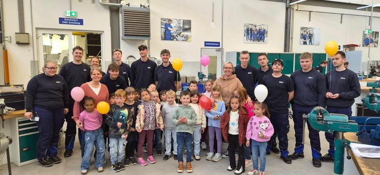 Maxi-Kinder des St.-Hedwig-Kindergartens besuchen GEA