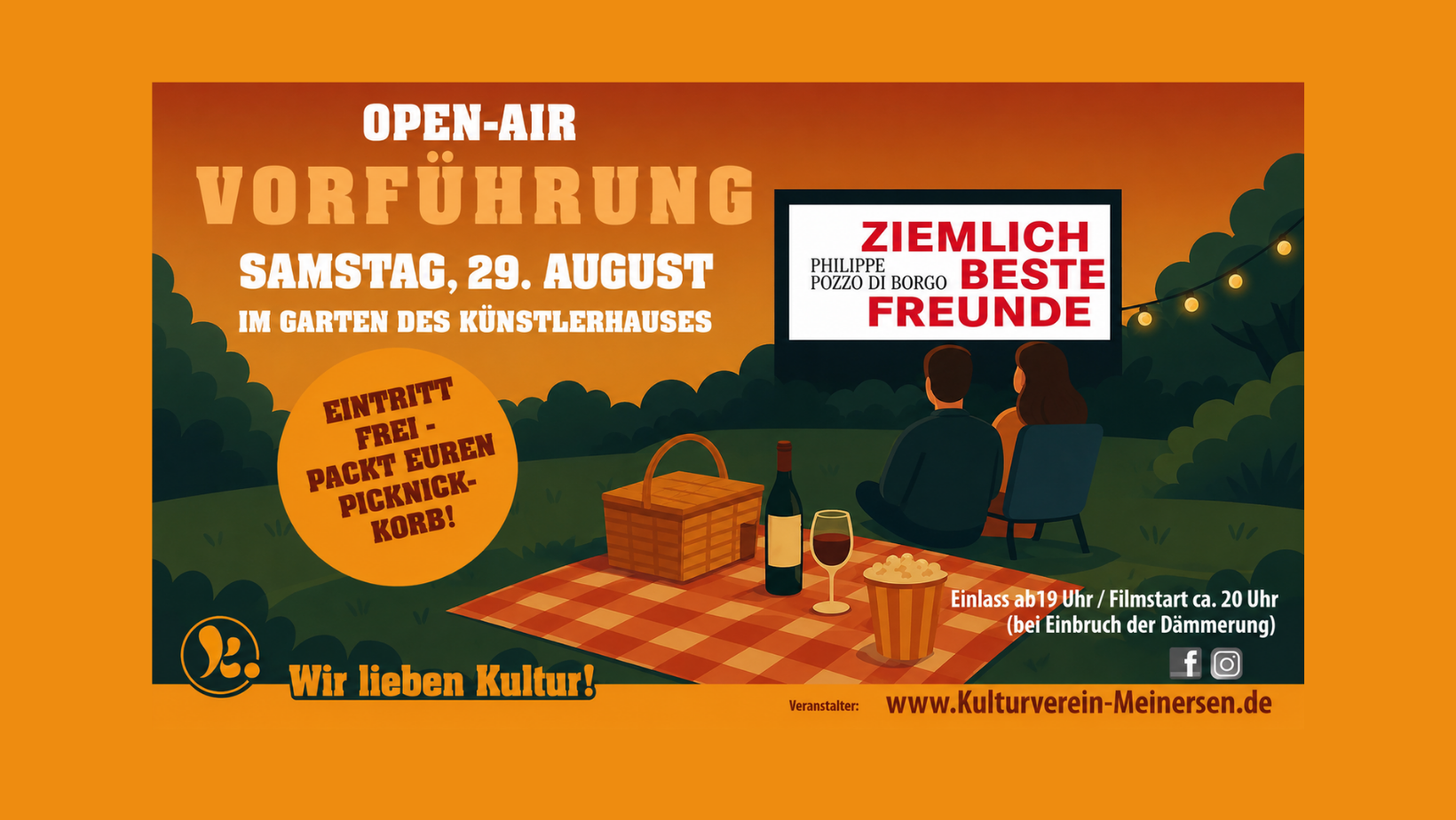 Open-Air-Vorführung am Künstlerhaus 