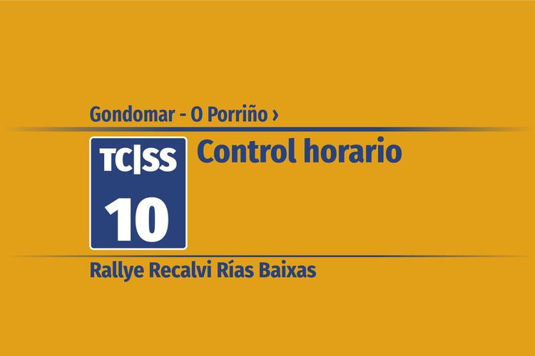Tramo 10 &nbsp;›&nbsp; Gondomar - O Porriño | Control horario