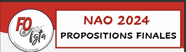 PROPOSITION DE LA DIRECTION : NAO 2024
