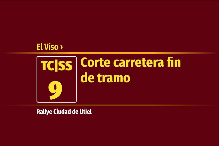 Tramo 9 &nbsp;›&nbsp; El Viso | Corte carretera fin de tramo