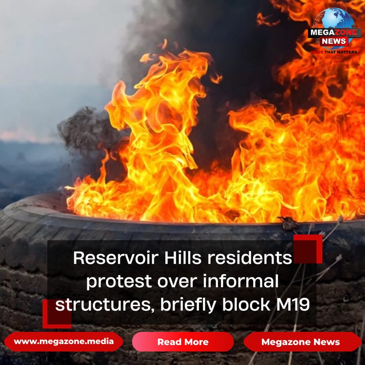 Reservoir Hills residents protest over informal structures, briefly block M19