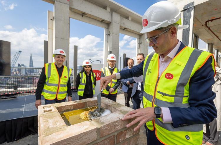 Sisk tops out at landmark project in south London