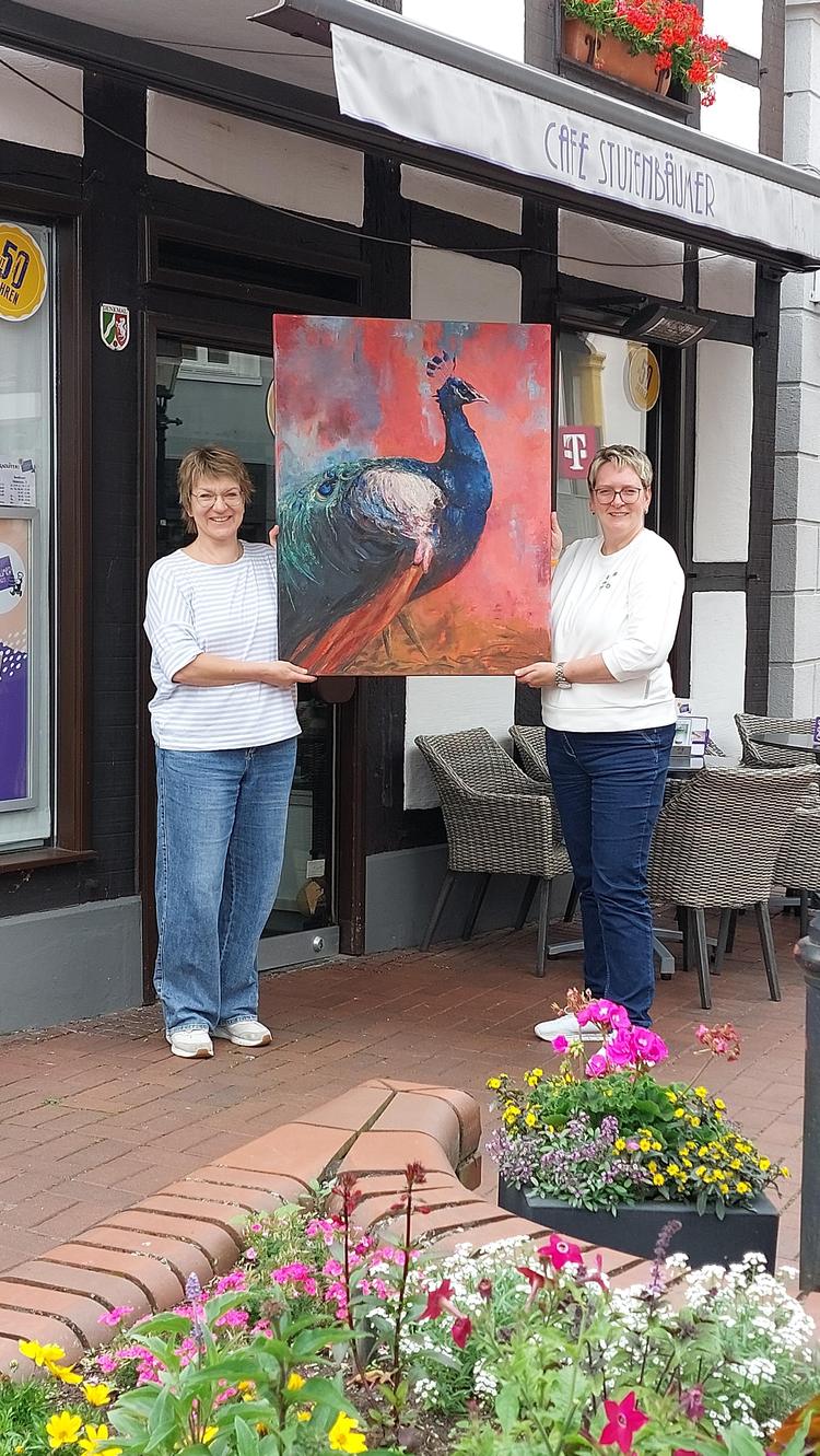 Neue Bilderausstellung im Café Stutenbäumer
