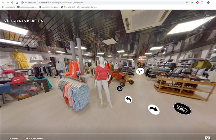 Les possibilités d'interactions d'une visite virtuelle 360°