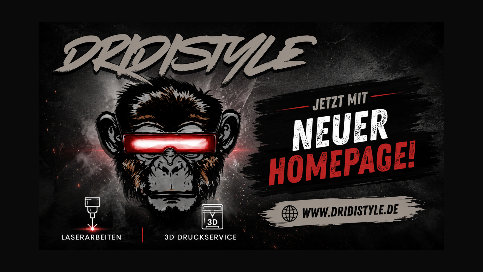 Laserarbeiten/Gravuren mit und auf verschiedensten Materialien, 3d Druckservice. Dridistyle Handmade for Life! Jetzt mit NEUER Homepage