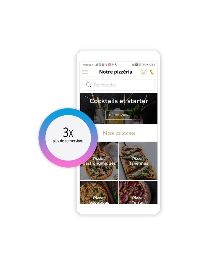 Application mobile pour restaurant, un démarrage en réel