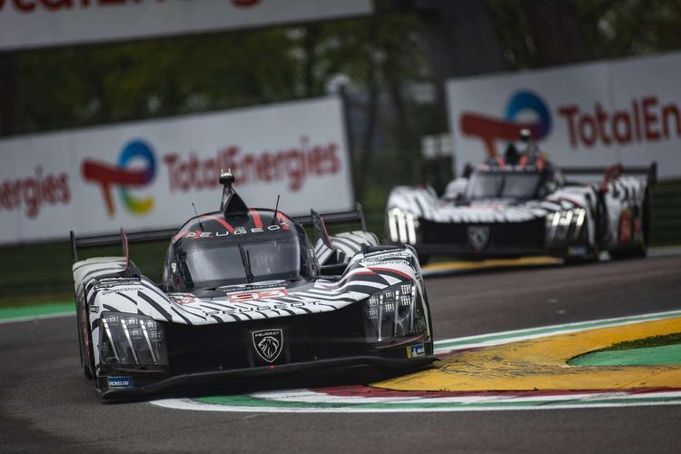 Peugeot completa más de 2000 km en el prólogo WEC de Imola