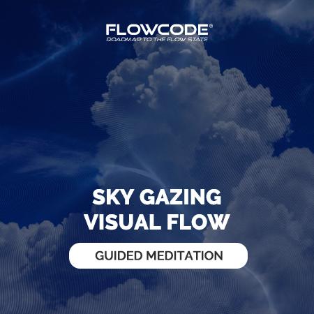 Sky gazing visual flow meditation