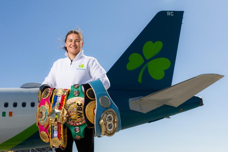 Aer Lingus will fly Katie Taylor home for Croke Park fight