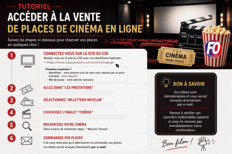 Billets de cinéma en ligne : Comment faire ?