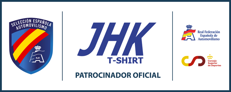 JHK T-Shirt, proveedor oficial de la Selección Española de Automovilismo