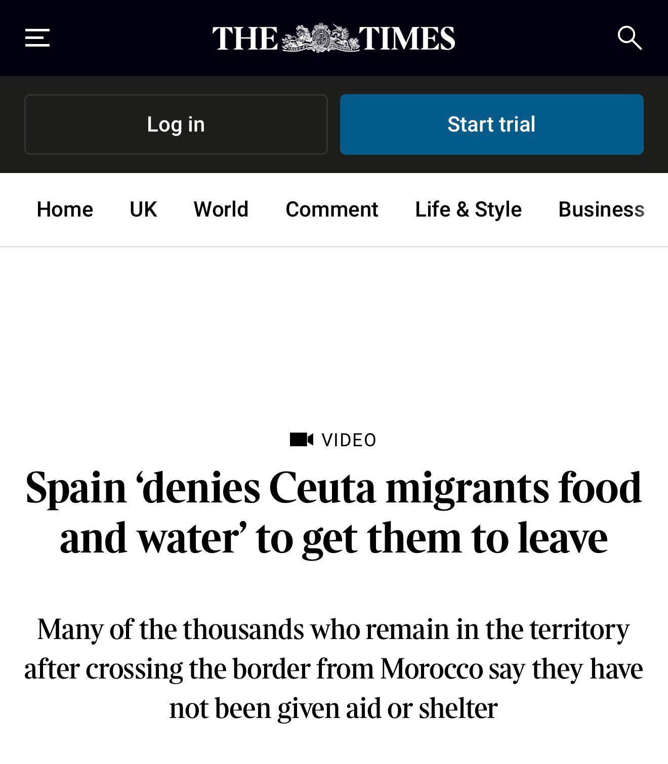 Titre choc, réalité complexe : ce que révèlent les accusations de privation de nourriture et d'eau visant les migrants à Ceuta