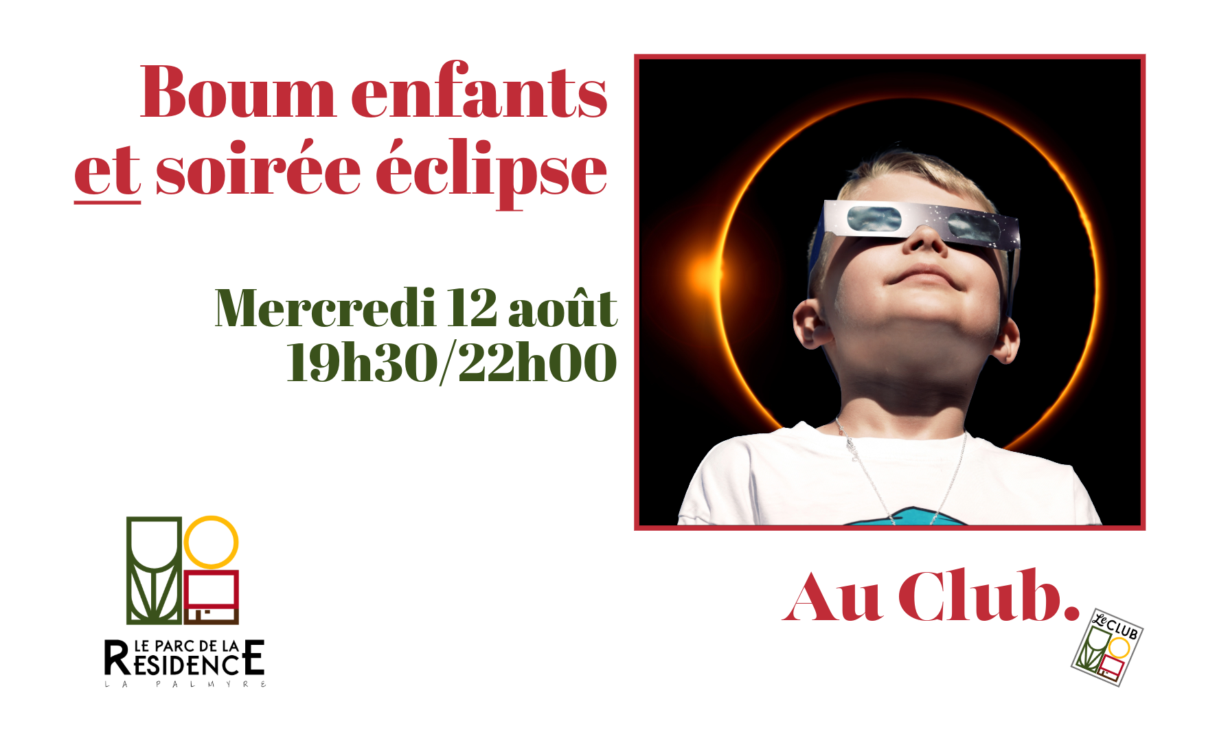 Boum enfants et Soirée éclipse