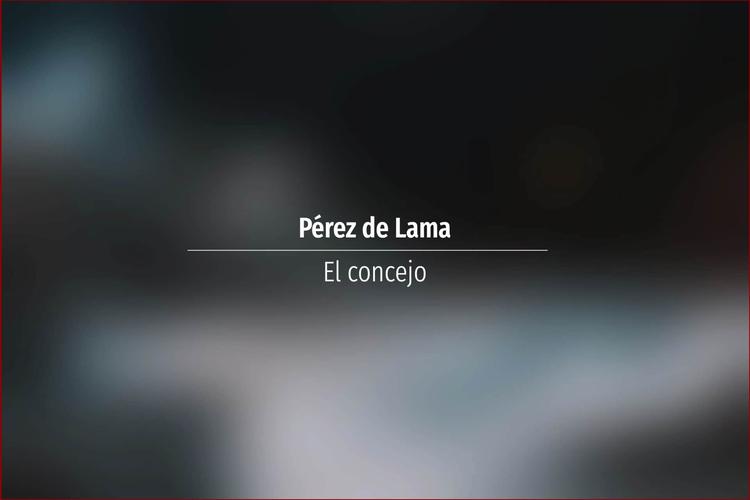 Pérez de Lama