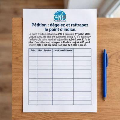Pétition : dégelez et rattrapez le point d'indice
