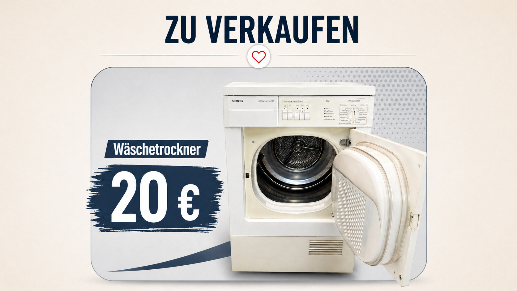 Wäschetrockner zu verkaufen