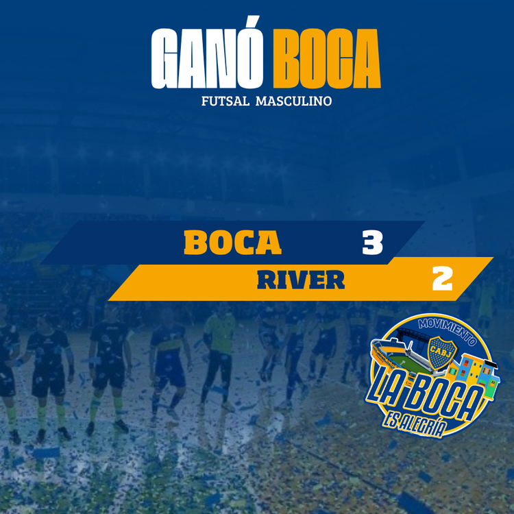 Victoria del Futsal en el Superclásico