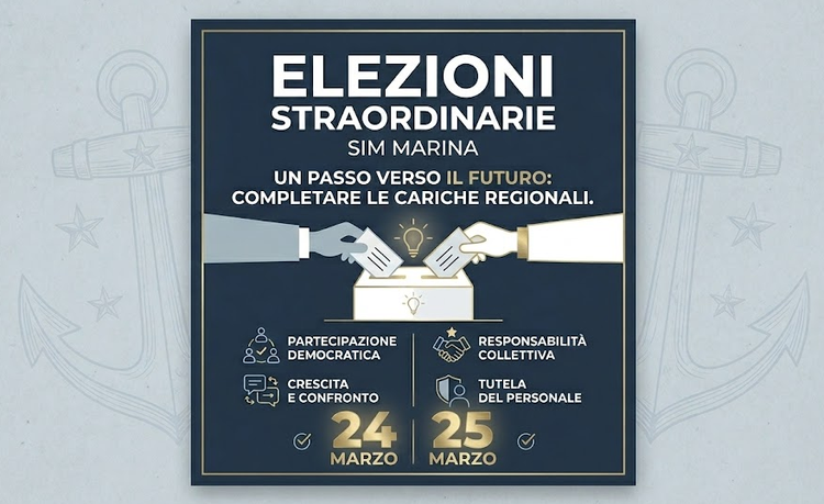 Elezioni straordinarie di SIM Marina: espressione di partecipazione e di confronto programmatico