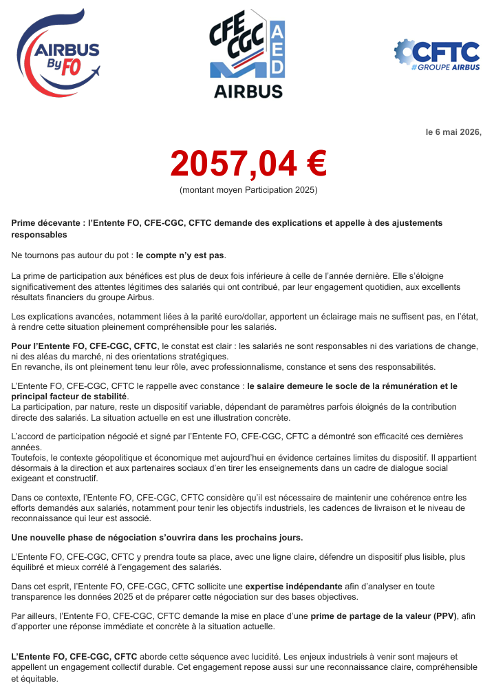 Prime de participation 