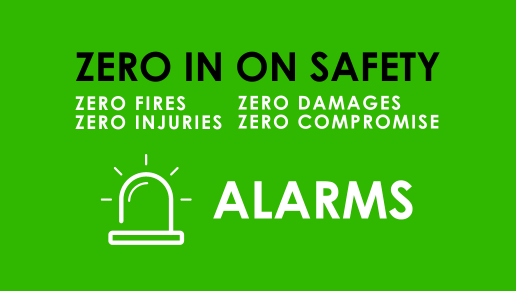  Zero In | Recognize alarms immediately and know how to respond