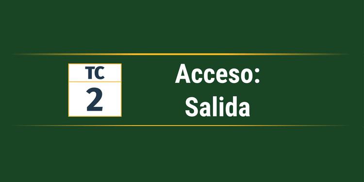 TC 2 | Salida | Rales 1