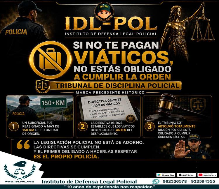 Si no te pagan viáticos por adelantado, no estás obligado a viajar
