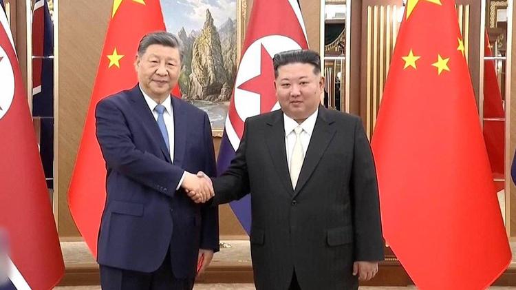 金正恩和习近平访问朝鲜后表示将进一步加强双边关系