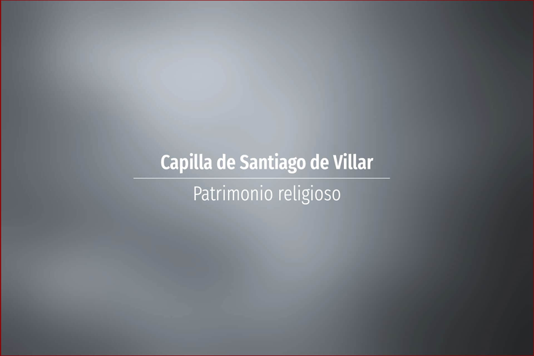 Capilla de Santiago de Villar